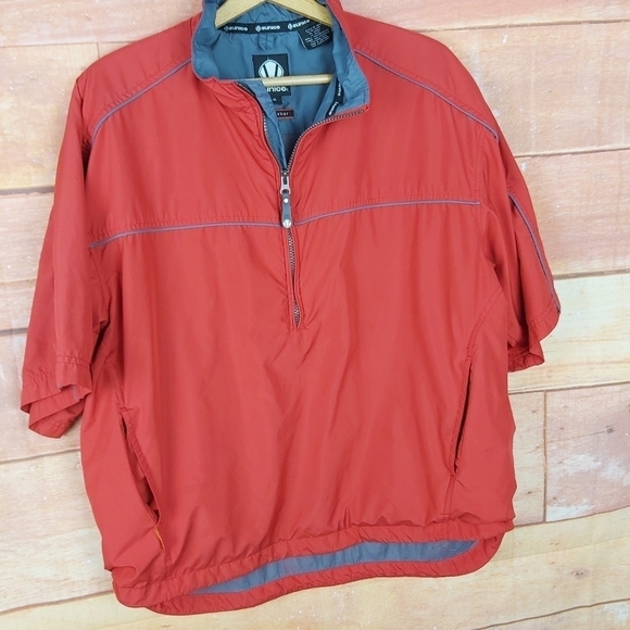 𝅺🍄3/50$🍄 SUNICE Golf Weather short sleeve 1/4 zip shirt jacket windbreaker - Picture 6 of 11